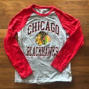 Reebok Chicago Blackhawks Long Sleeve T